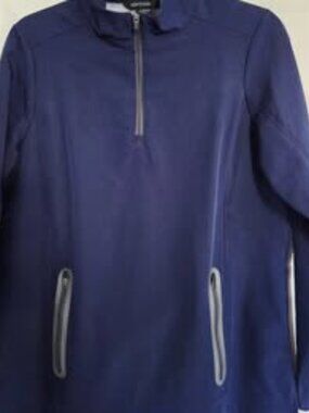 Women's Windbreaker - 1/4-Zip Navy - Medium (North End)